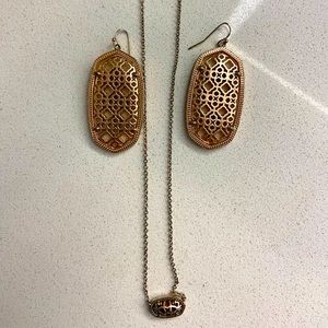 Kendra Scott Earrings and Necklace